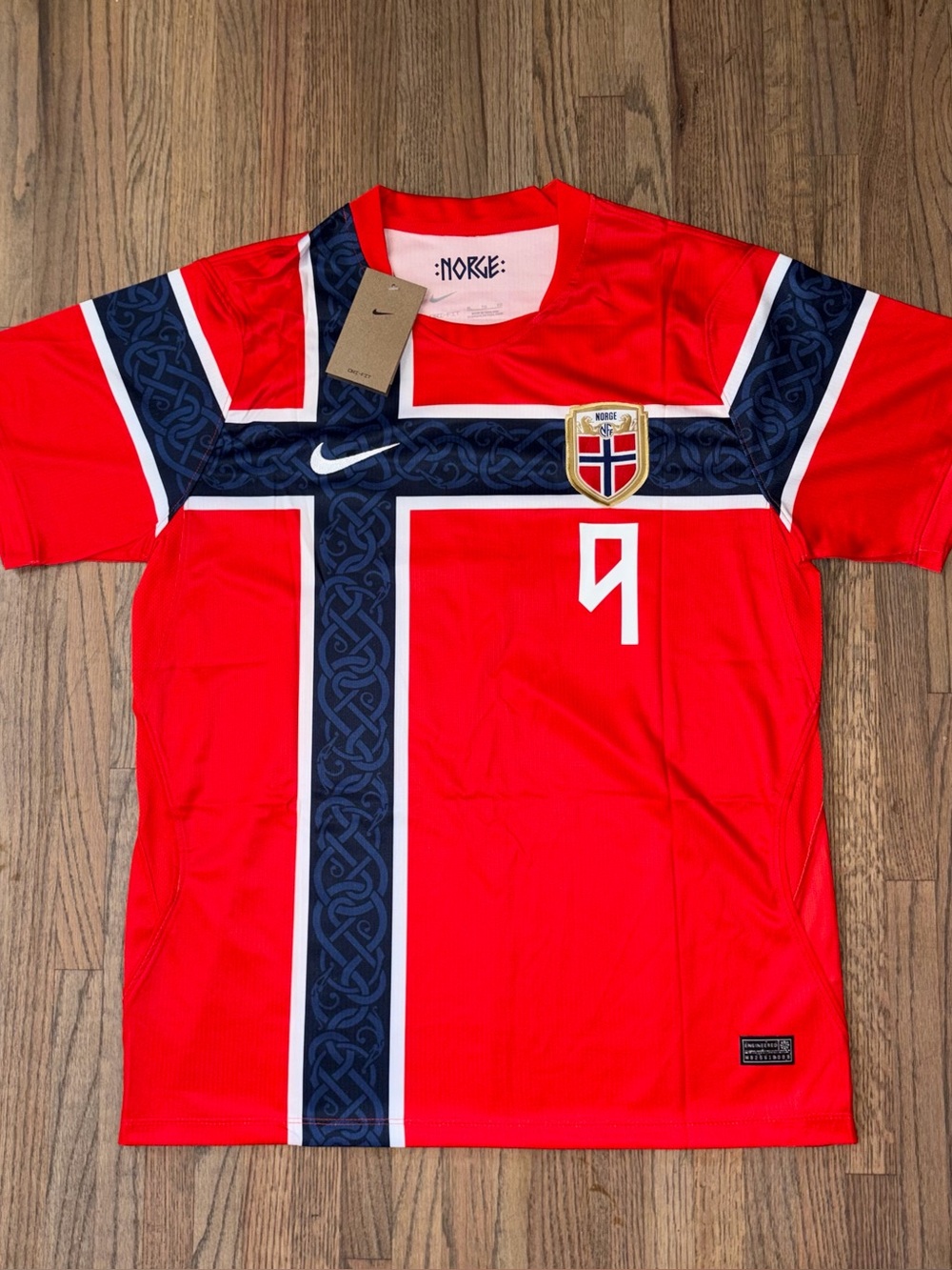 Nike Men’s Norway Erling Haaland Soccer Jersey Home Kit 2026 World Cup SZ XL NWT